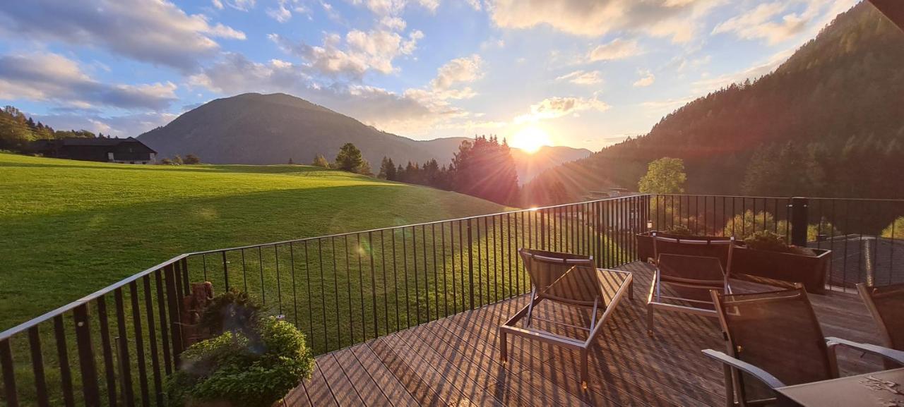 Penthouse Skyview Im Natur-Erlebnispark Bad Kleinkirchheim Patergassen Exteriör bild