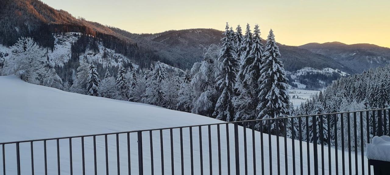 Penthouse Skyview Im Natur-Erlebnispark Bad Kleinkirchheim Patergassen Exteriör bild